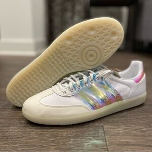 adidas gazelle silver green womens Used Adidas Samba OG Shoes Youth Size 4.5 main image 0